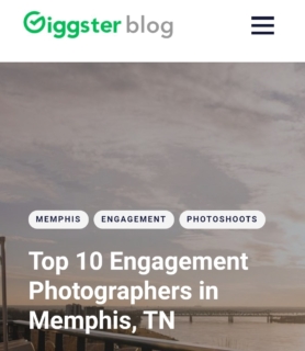Top 10 engagement photographers in memphis
